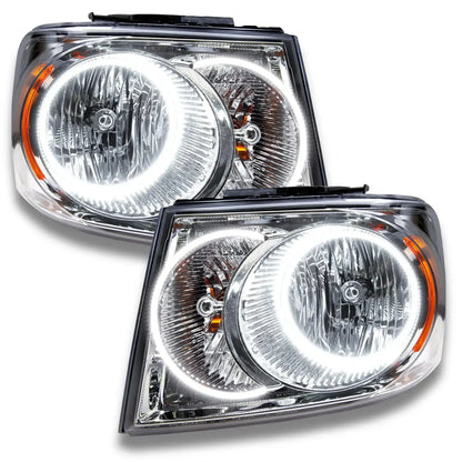 ORACLE Lighting 2007-2009 Dodge Durango Pre-Assembled Halo Headlights - Chrome Housing by ORACLE Lighting