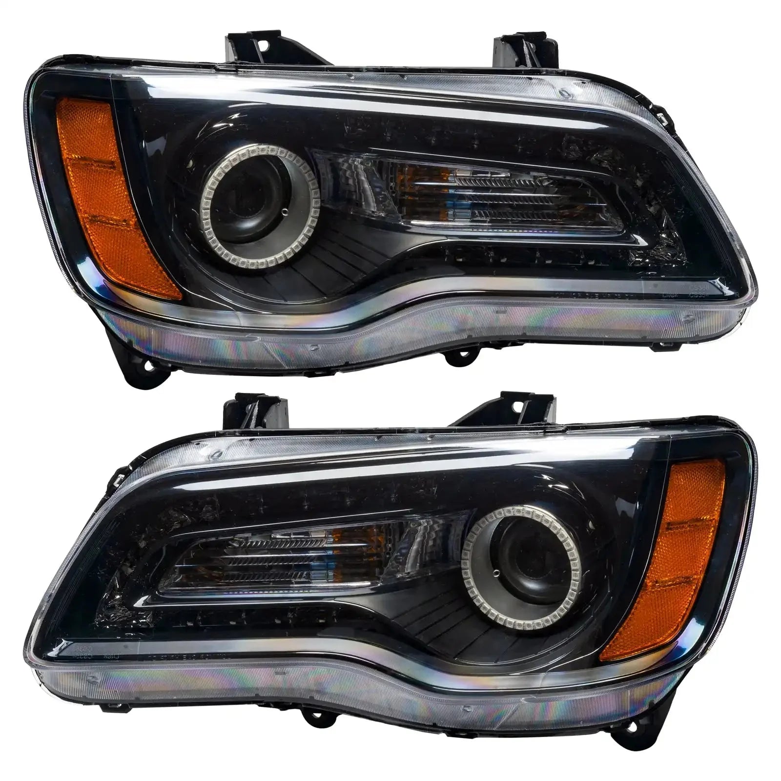 2011-2014 Chrysler 300C NON HID Pre-Assembled Headlights - Black Housing by ORACLE Lighting