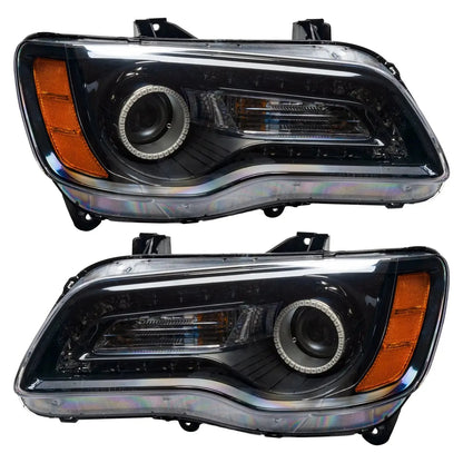 2011-2014 Chrysler 300C NON HID Pre-Assembled Headlights - Black Housing by ORACLE Lighting