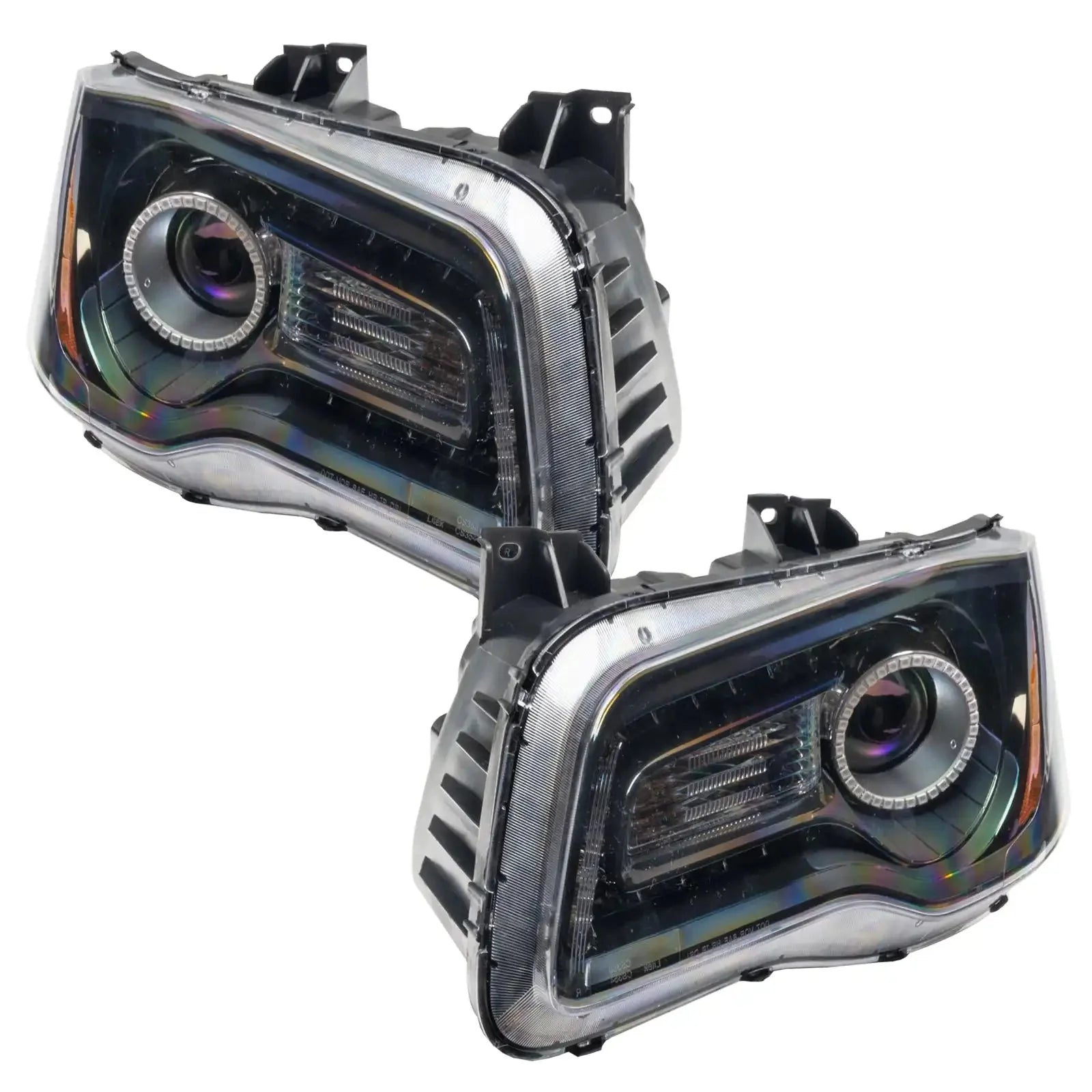 2011-2014 Chrysler 300C NON HID Pre-Assembled Headlights - Black Housing by ORACLE Lighting