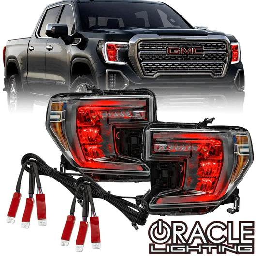 ORACLE Lighting 2019-2022 GMC Sierra 1500 ColorSHIFT RGB Demon Eye Headlight Upgrade by ORACLE Lighting