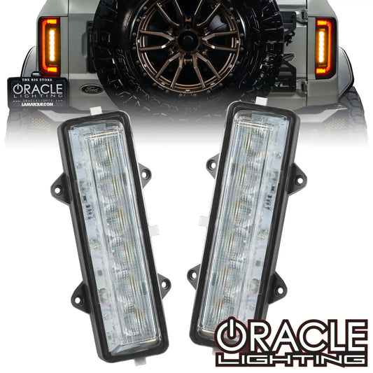 ORACLE Lighting Dual Function Amber/White Reverse LED Modules for Ford Bronco Flush Tail Lights by ORACLE Lighting