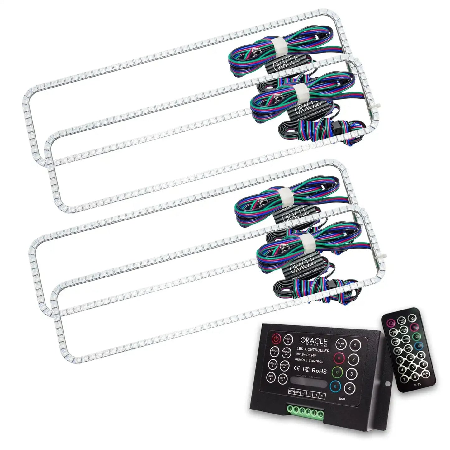 ORACLE Lighting 1992-1999 Chevrolet Suburban LED Dual Headlight Halo Kit by ORACLE Lighting