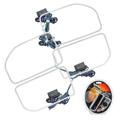 ORACLE Lighting 2011-2016 Ford F-250/F-350 LED Headlight Halo Kit (Square Ring Design) by ORACLE Lighting