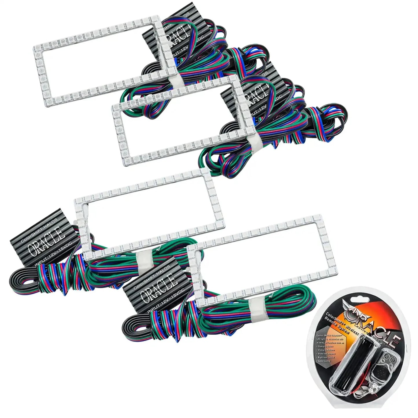 ORACLE Lighting 2015-2017 Ford F-150 Quad Beam Projector LED Headlight Halo Kit by ORACLE Lighting