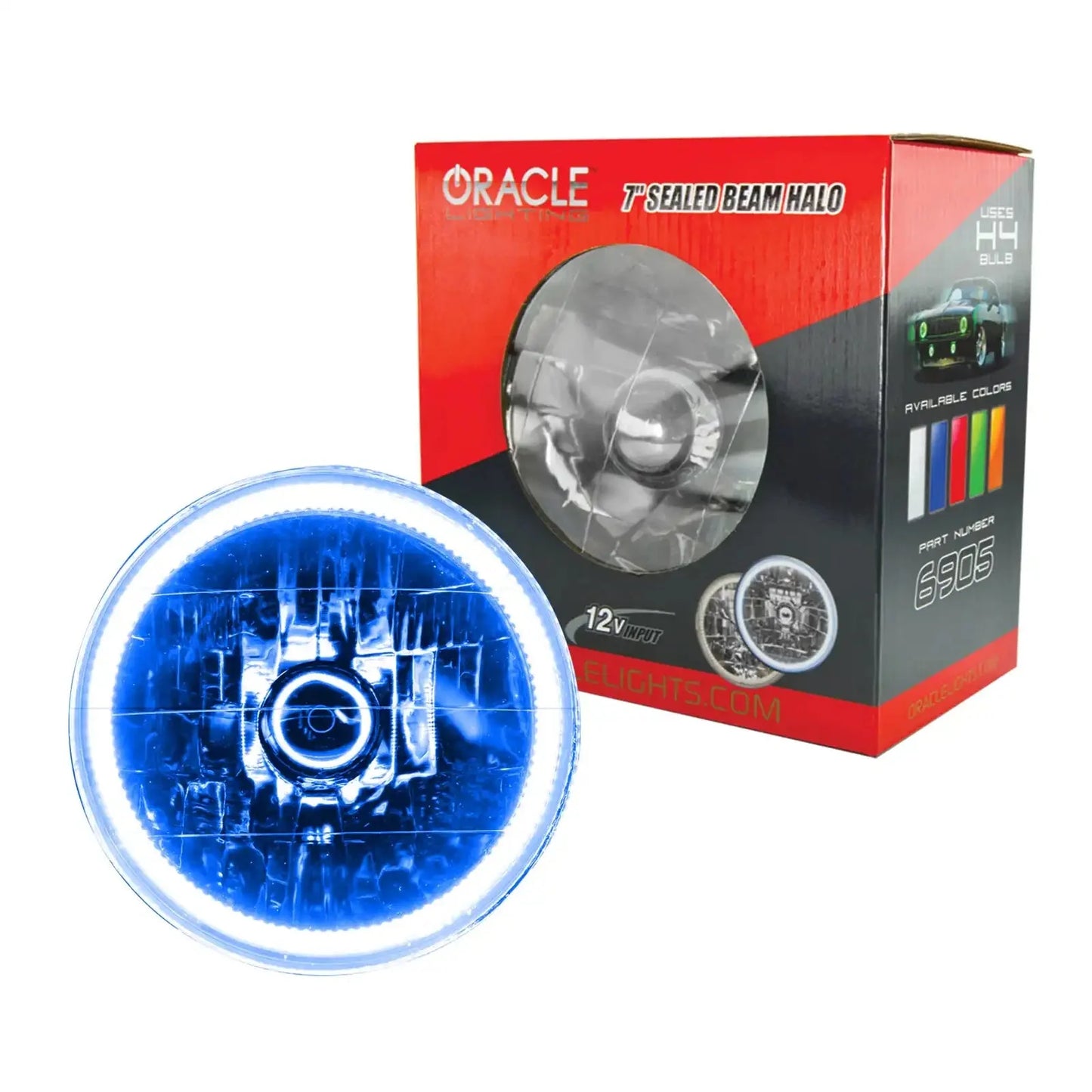 ORACLE 7" Sealed Beam Headlight with Pre-Installed SMD Halo by ORACLE Lighting