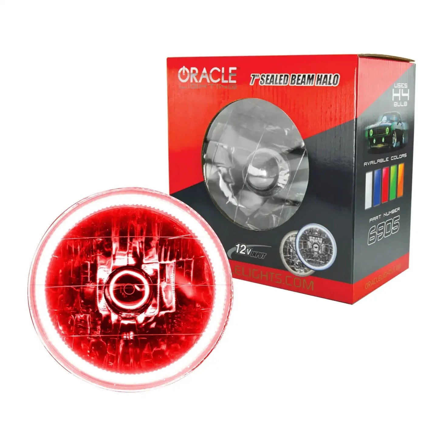 ORACLE 7" Sealed Beam Headlight with Pre-Installed SMD Halo by ORACLE Lighting
