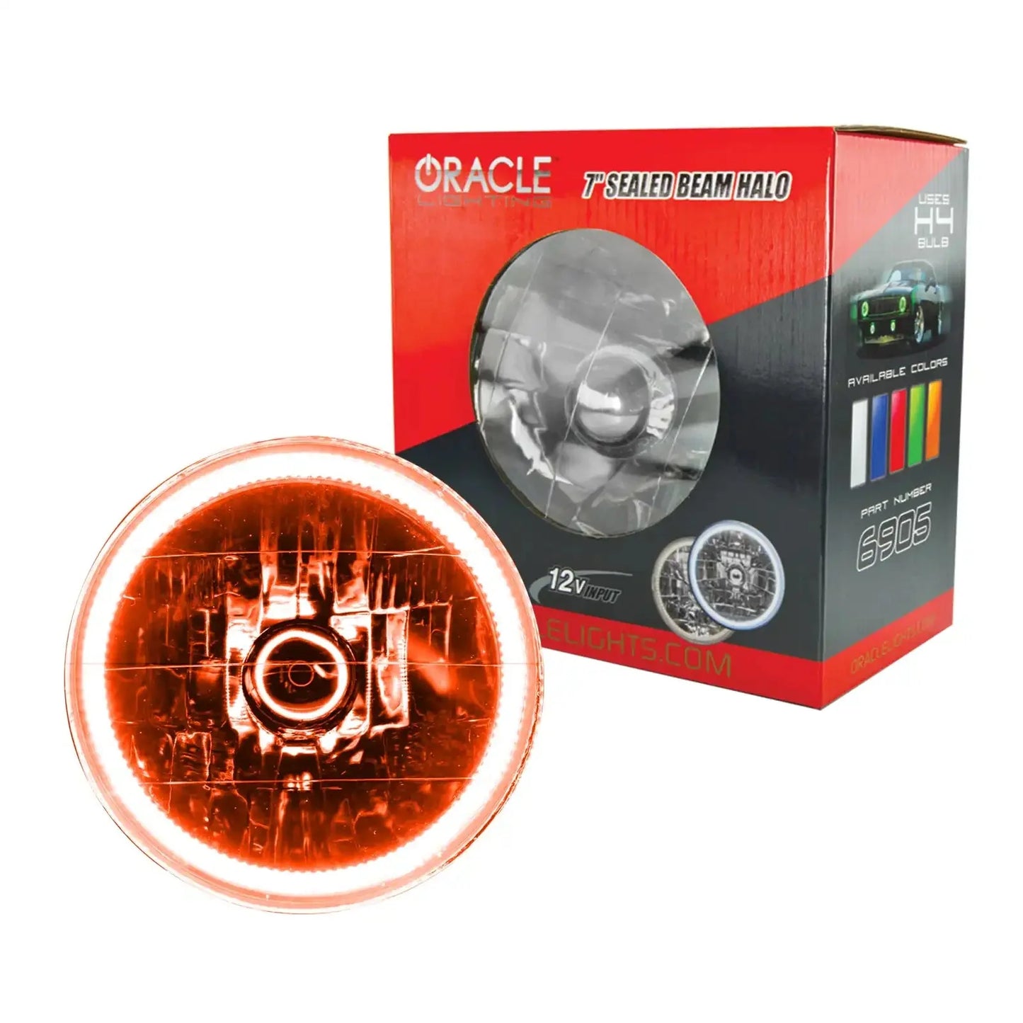 ORACLE 7" Sealed Beam Headlight with Pre-Installed SMD Halo by ORACLE Lighting
