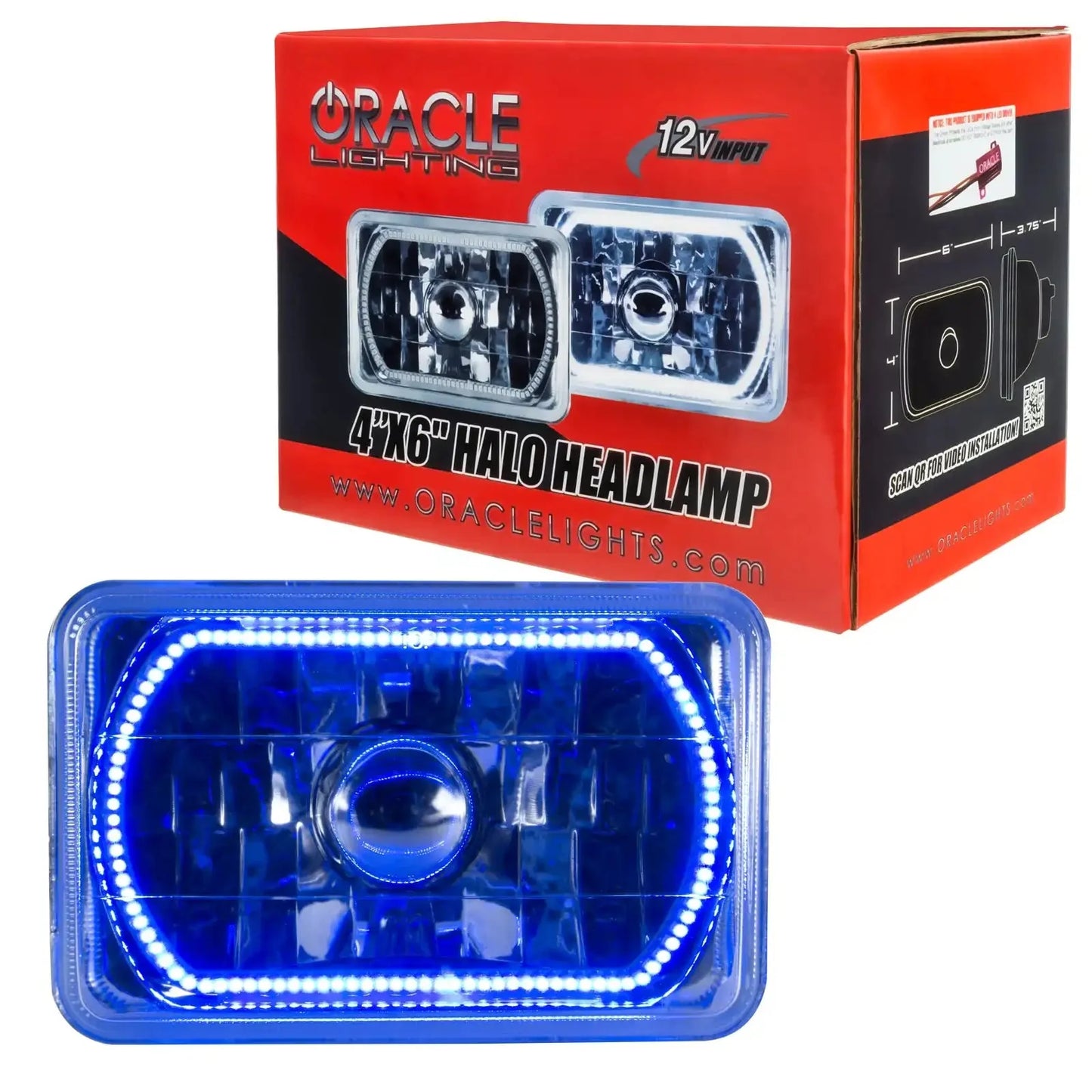 ORACLE Pre-Installed 4x6" H4651/H4656 Sealed Beam Halo (Single) by ORACLE Lighting