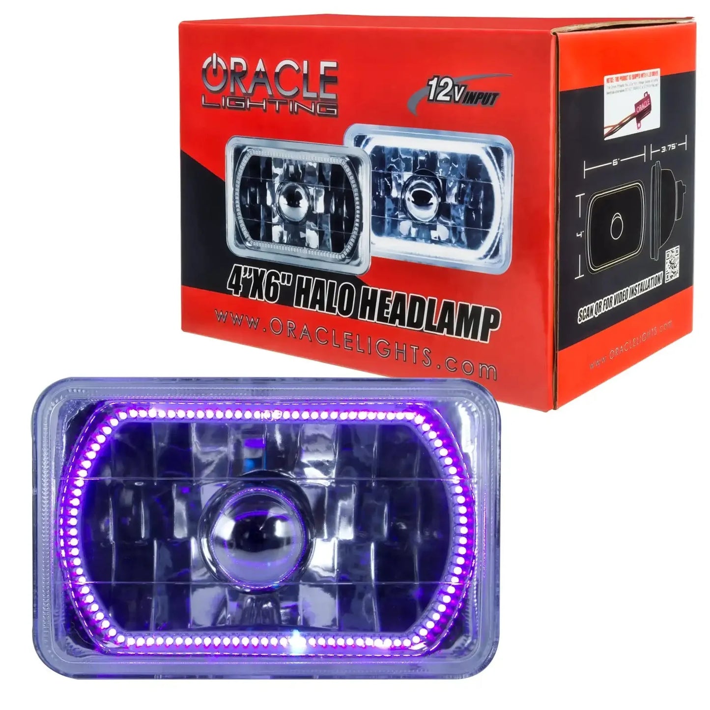 ORACLE Pre-Installed 4x6" H4651/H4656 Sealed Beam Halo (Single) by ORACLE Lighting
