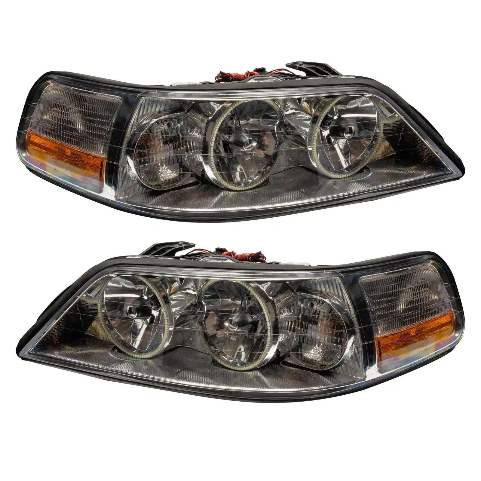 ORACLE Lighting 2005-2011 Lincoln Town Car Pre-Assembled Halo Headlights - Non HID by ORACLE Lighting