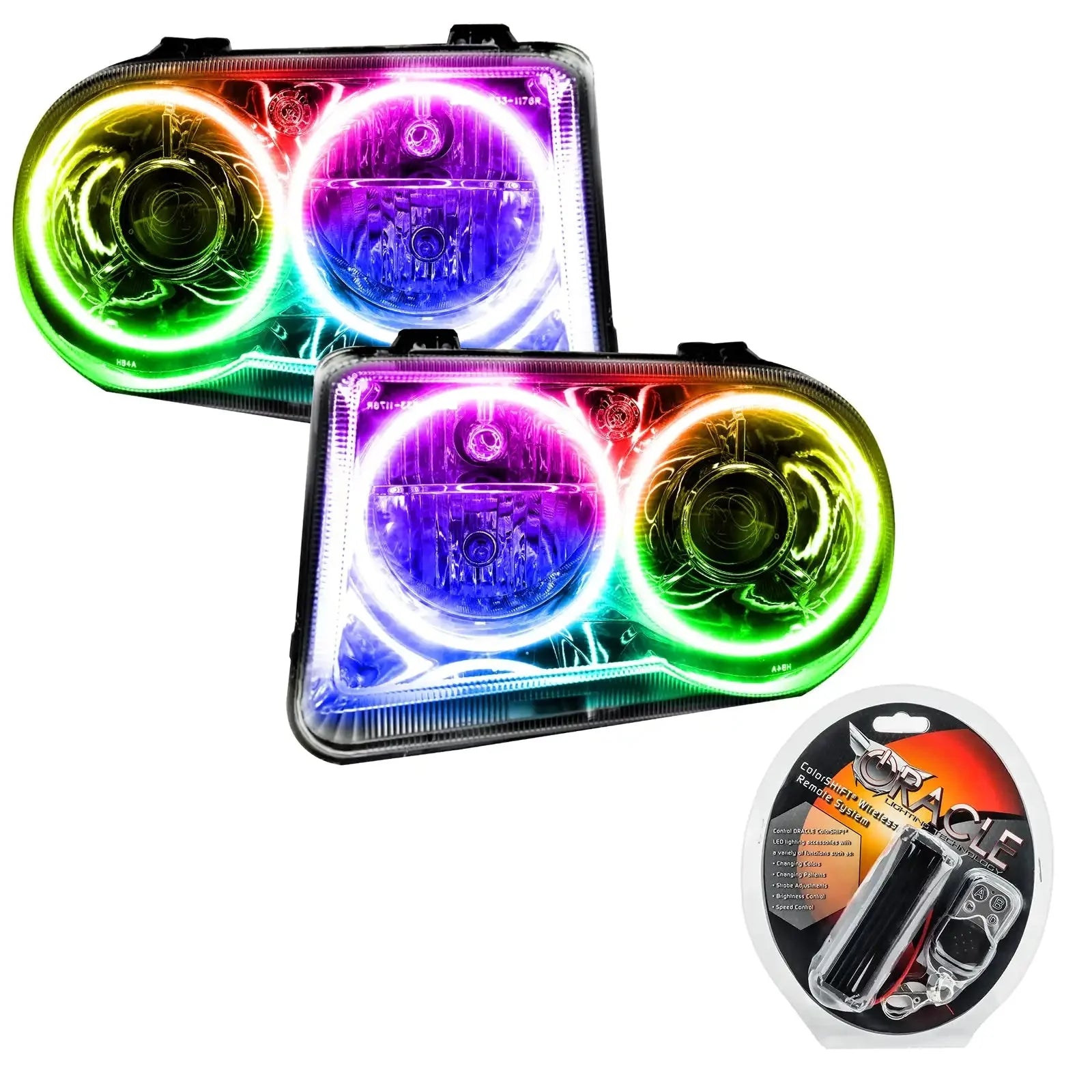 ORACLE Lighting 2005-2010 Chrysler 300C Pre-Assembled Halo Headlights - Non HID by ORACLE Lighting