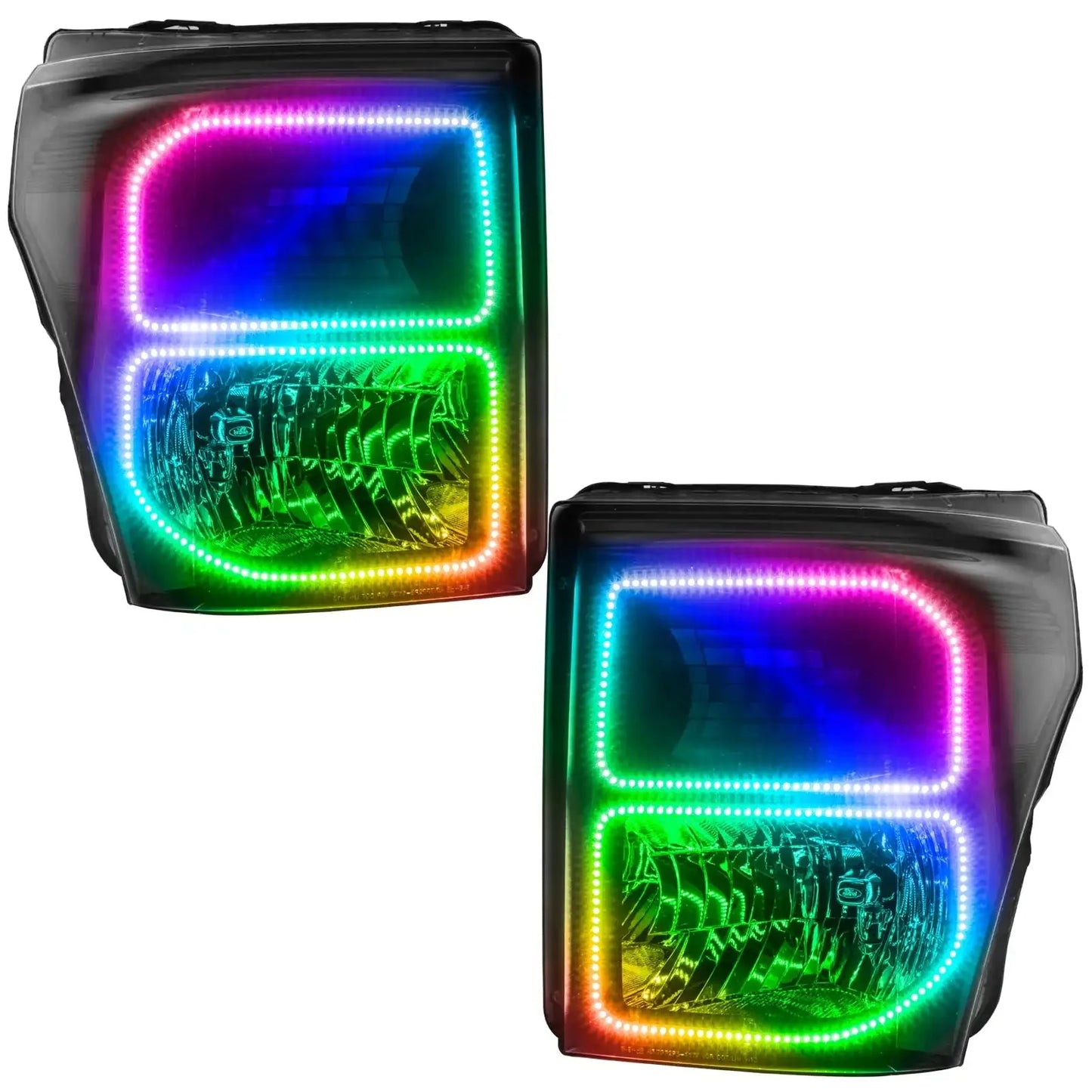 ORACLE Lighting 2011-2016 Ford F-250/F-350 Super Duty Pre-Assembled Headlights - Black by ORACLE Lighting