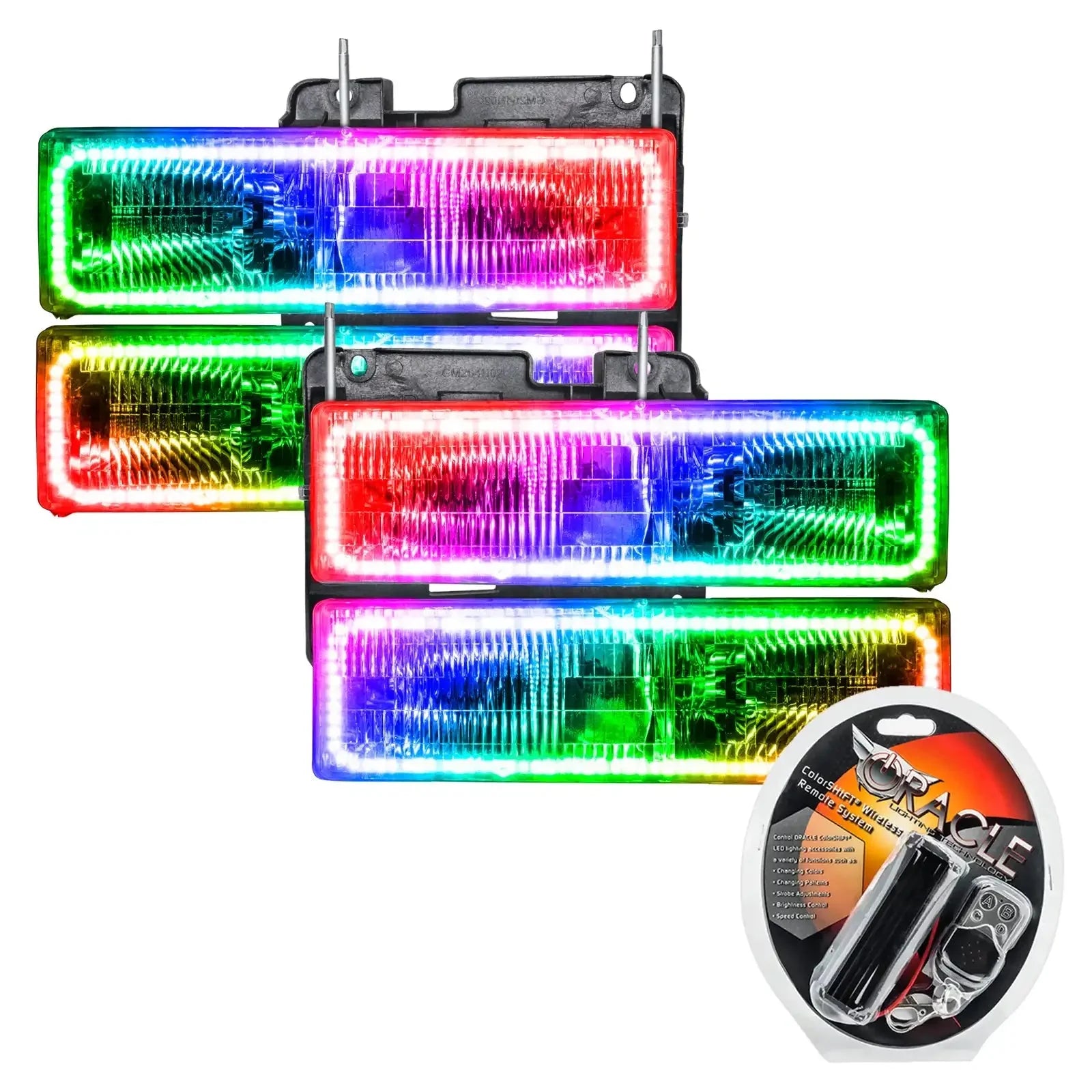 ORACLE Lighting 1988-2002 Chevrolet C10 Pre-Assembled Halo Headlights by ORACLE Lighting