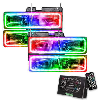 ORACLE Lighting 1988-2002 Chevrolet C10 Pre-Assembled Halo Headlights by ORACLE Lighting