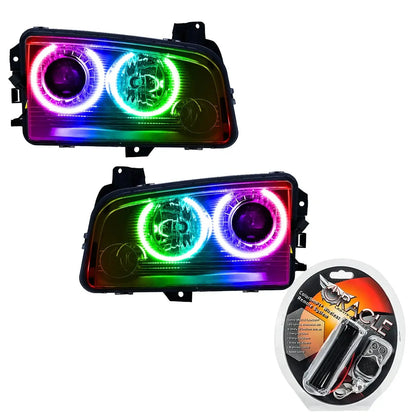 ORACLE Lighting 2008-2010 Dodge Charger Pre-Assembled Halo Headlights - HID by ORACLE Lighting