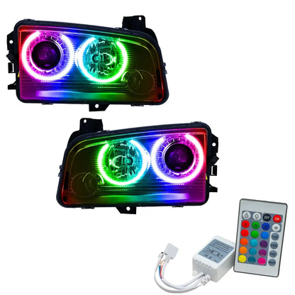 ORACLE Lighting 2008-2010 Dodge Charger Pre-Assembled Halo Headlights - HID by ORACLE Lighting