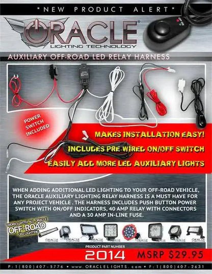 ORACLE Off-Road 40A Single Light Harness - Light Duty by ORACLE Lighting
