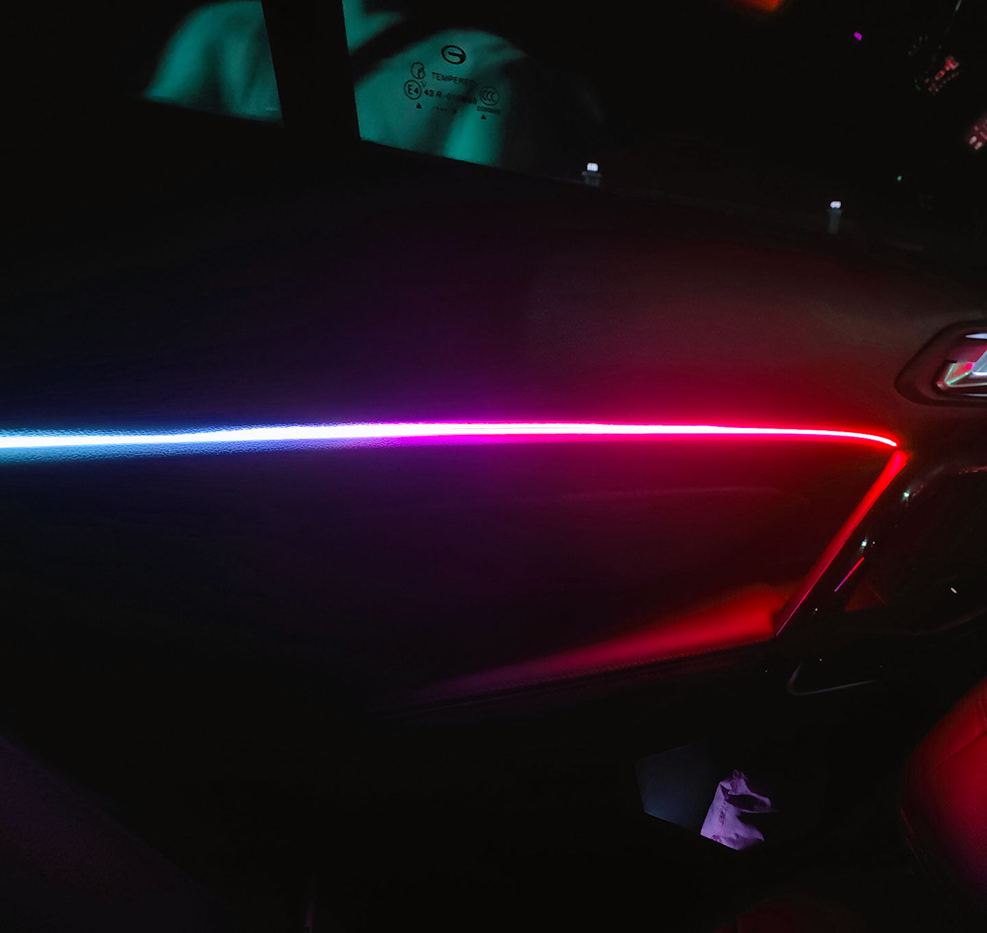 Dynamic ColorSHIFT 18-Piece Universal LED Interior Kit - Bluetooth Multi-Zone Lighting by ORACLE Lighting