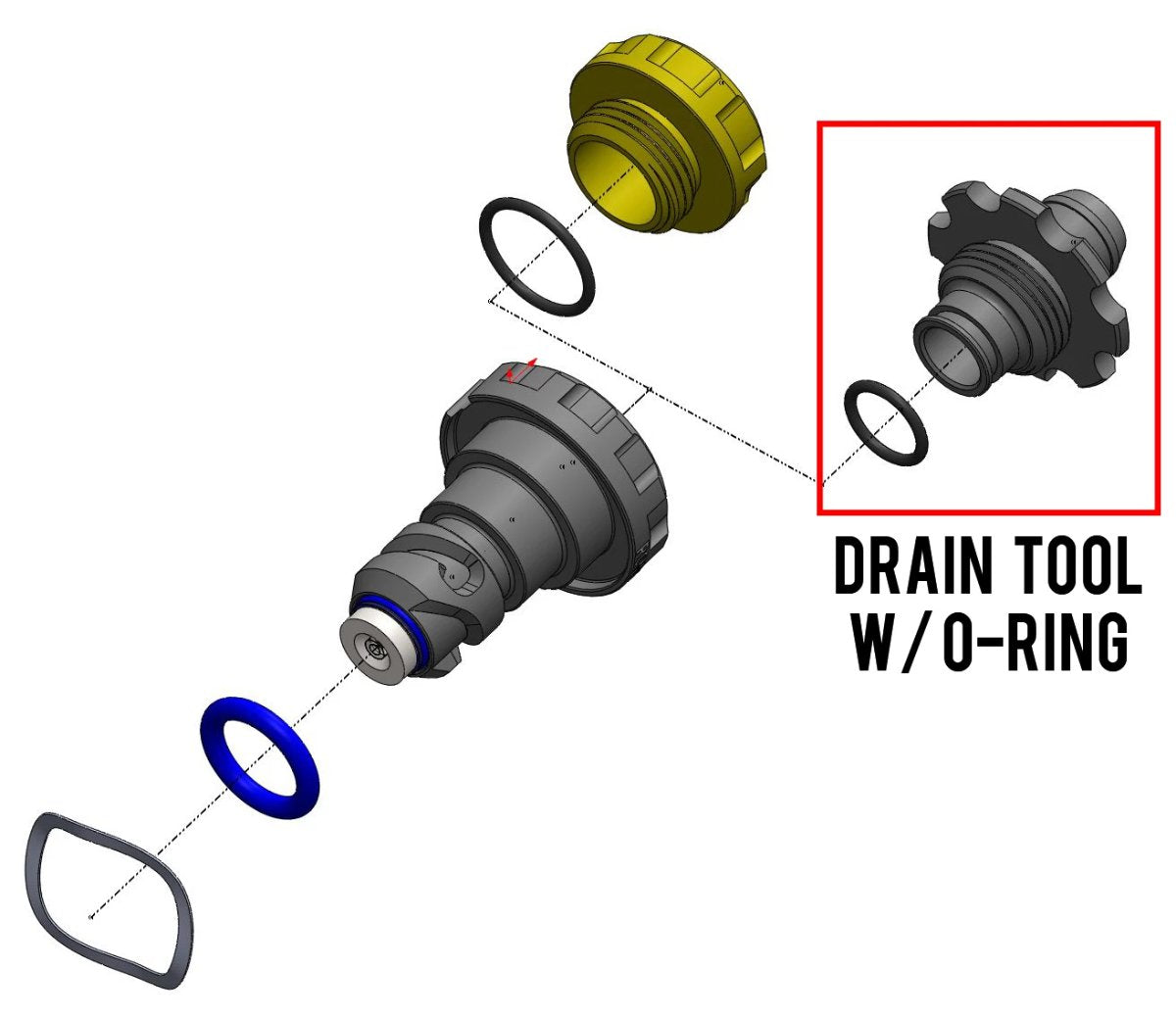 EASY OIL DRAIN REPLACEMENT PARTS FOR FORD by Ronin Factory