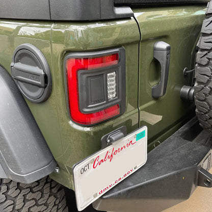 V2 | Flush Mount LED Tail Lights for Jeep Wrangler JL | Low-Profile | Plug-and-Play by ORACLE Lighting