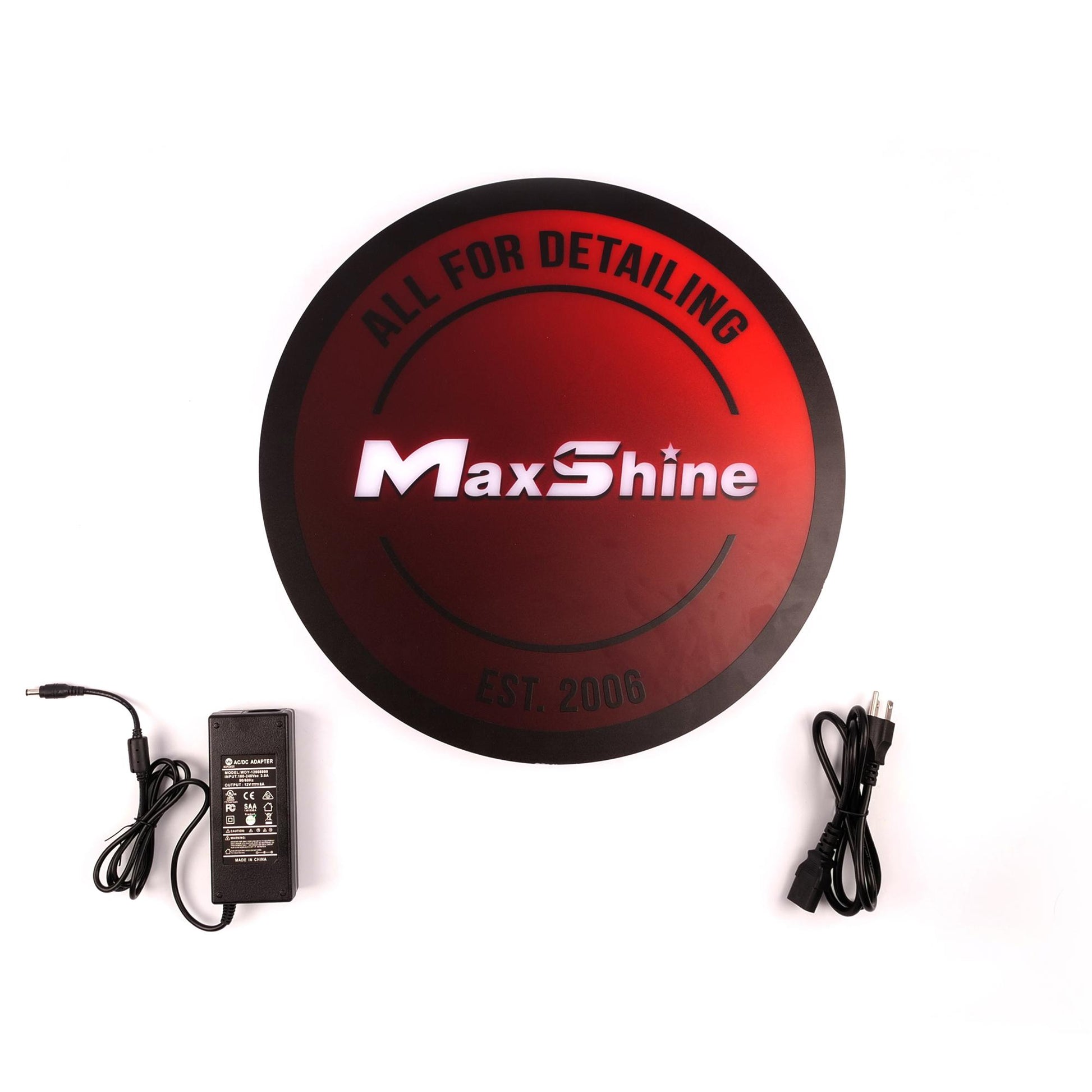 MaxShine Garage Logo and Sign by MaxshineUSA