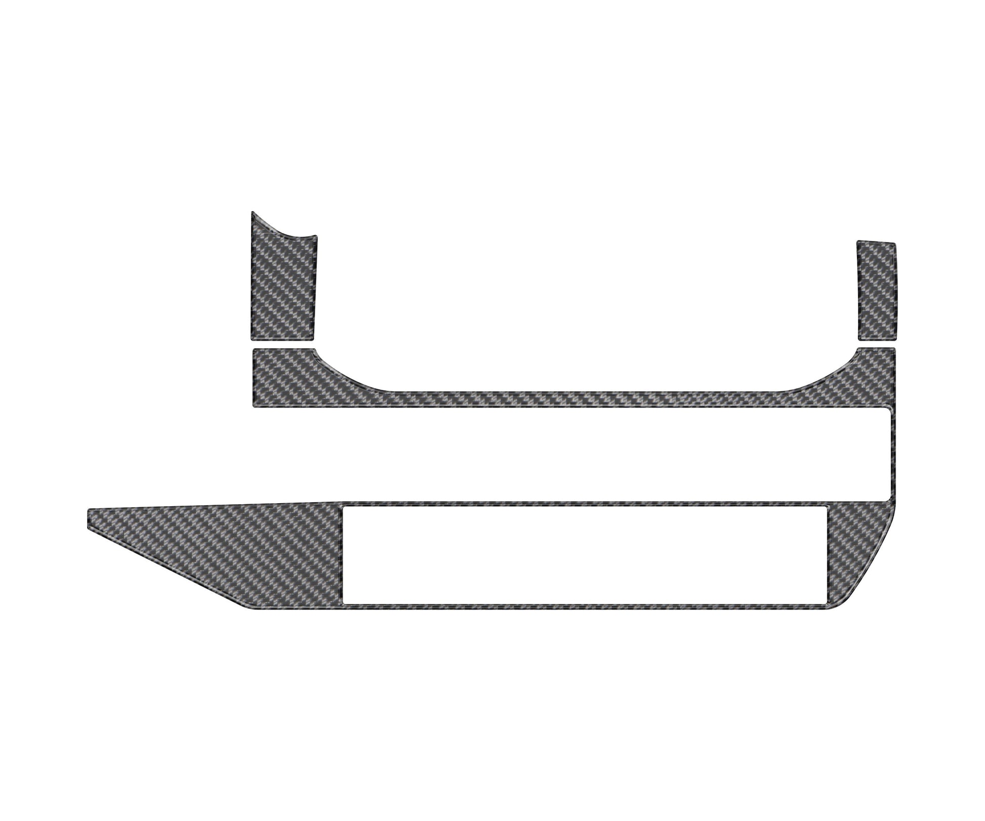 Climate Control Accent Trim Fits 2022-2025 Nissan Pathfinder by Tufskinz.com