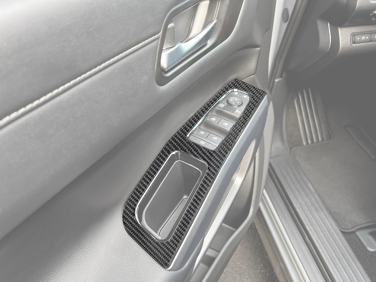 Door Switches Accent Trim Fits 2022-2025 Nissan Pathfinder by Tufskinz.com