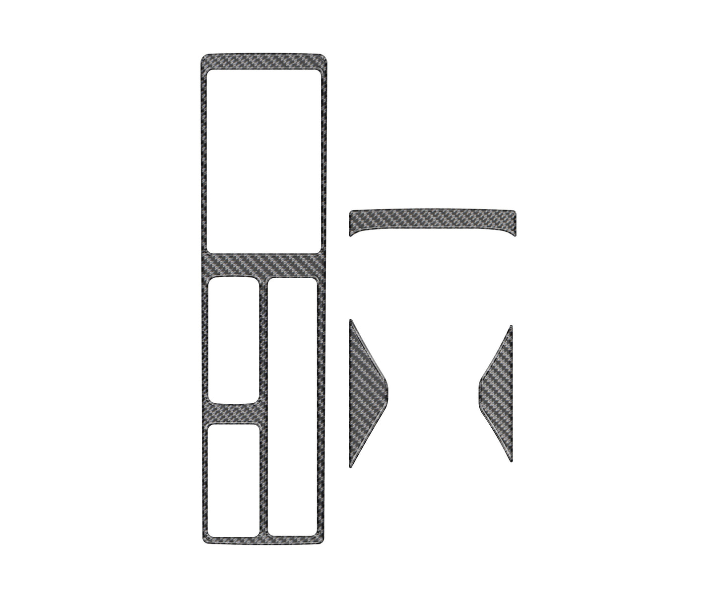 Center Console Accent Trim Fits 2022-2025 Nissan Pathfinder by Tufskinz.com