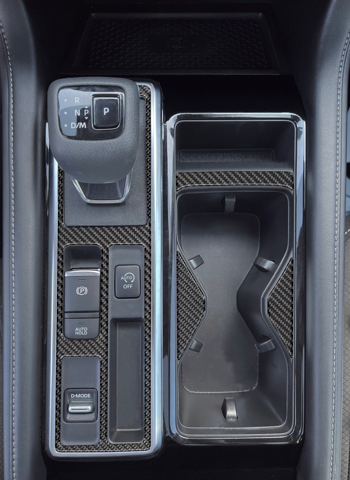 Center Console Accent Trim Fits 2022-2025 Nissan Pathfinder by Tufskinz.com