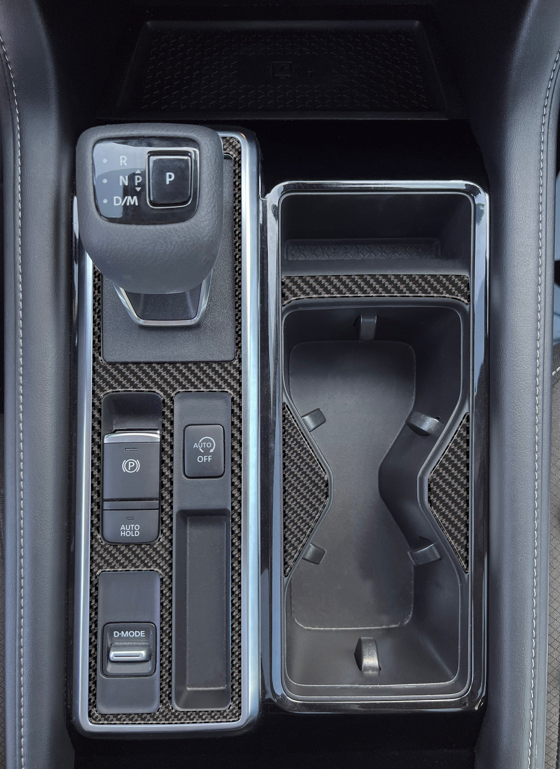 Center Console Accent Trim Fits 2022-2025 Nissan Pathfinder by Tufskinz.com