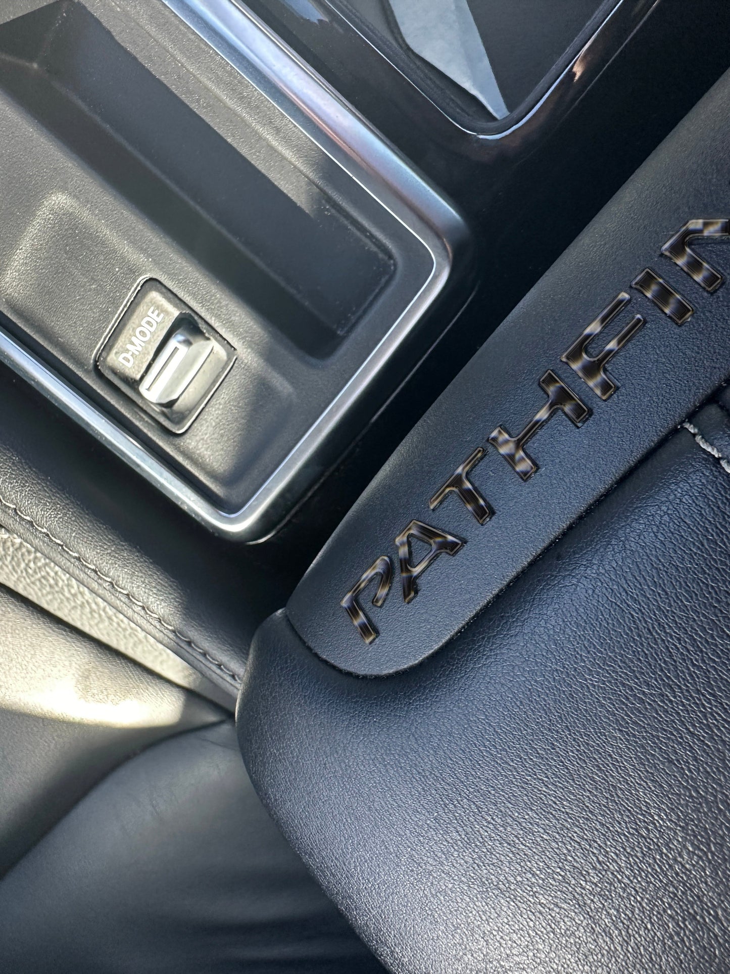 Center Console Lid Letter Letter Inserts Fits 2022-2026 Nissan Pathfinder by Tufskinz.com