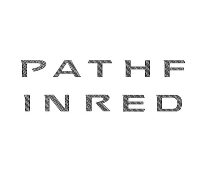 Rear Hatch Letter Overlays Fits 2022-2025 Nissan Pathfinder by Tufskinz.com