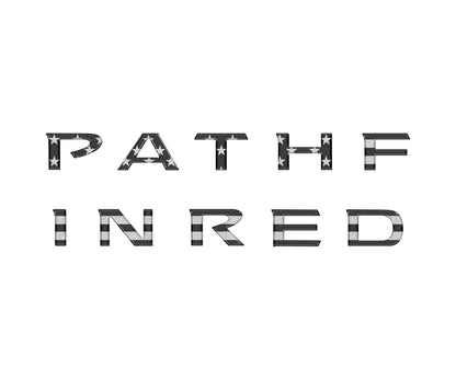 Rear Hatch Letter Overlays Fits 2022-2025 Nissan Pathfinder by Tufskinz.com