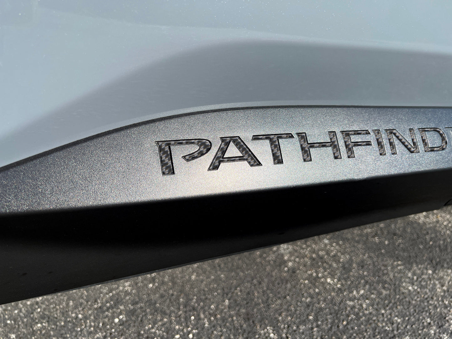 Rocker Panel Letter Inserts Fits 2022-2025 Nissan Pathfinder(Does not fit chrome applique) by Tufskinz.com
