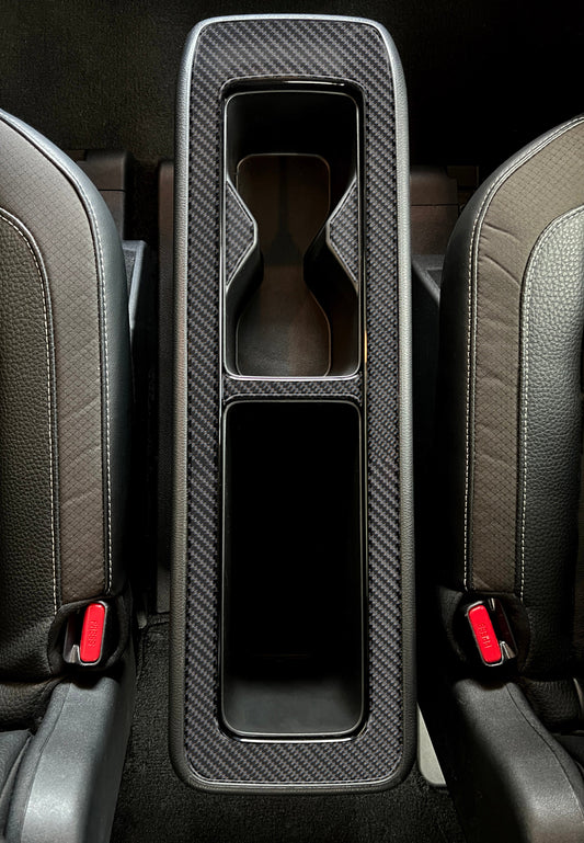 Rear Center Console Accent Trim Fits 2022-2025 Nissan Pathfinder by Tufskinz.com
