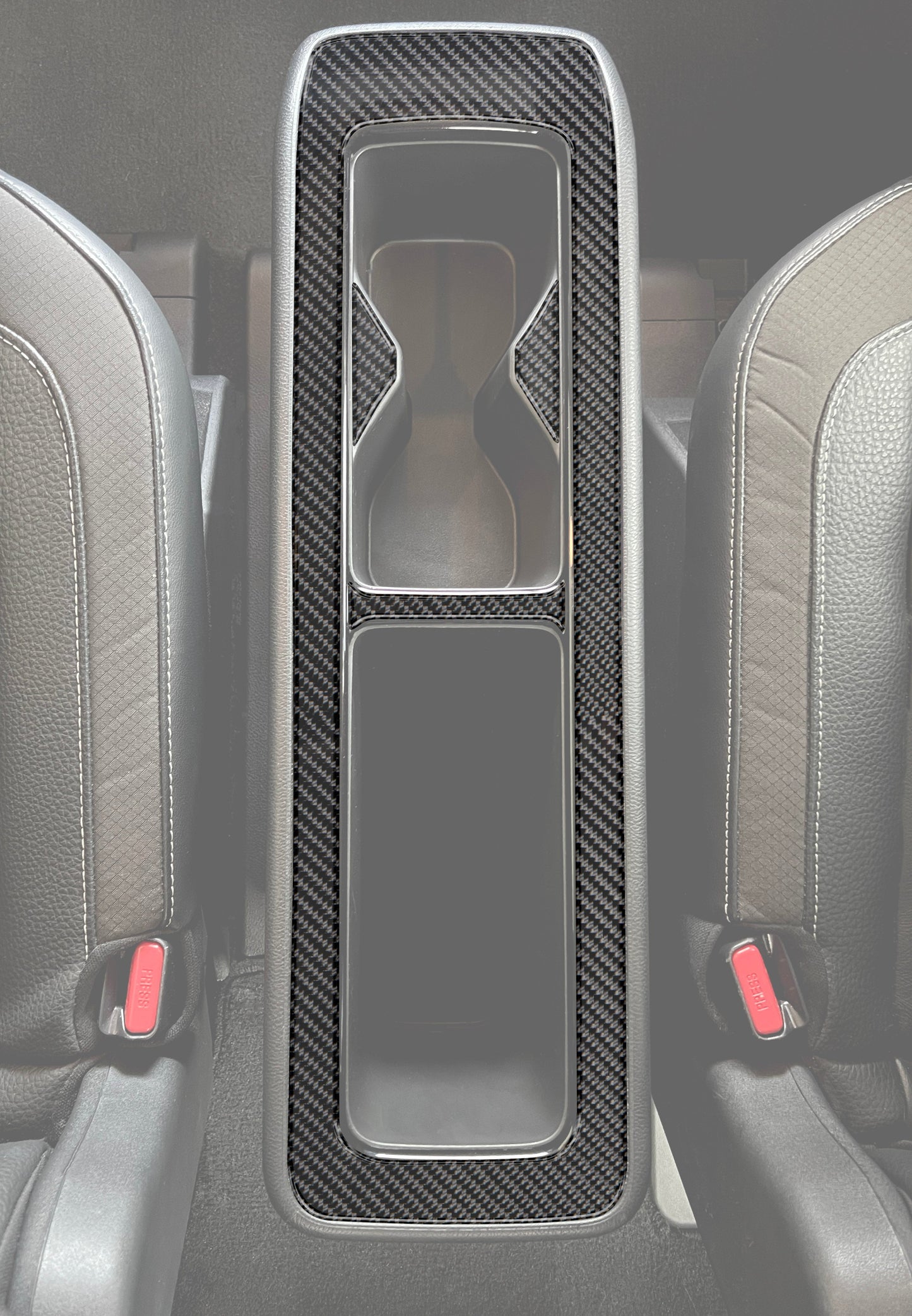 Rear Center Console Accent Trim Fits 2022-2025 Nissan Pathfinder by Tufskinz.com