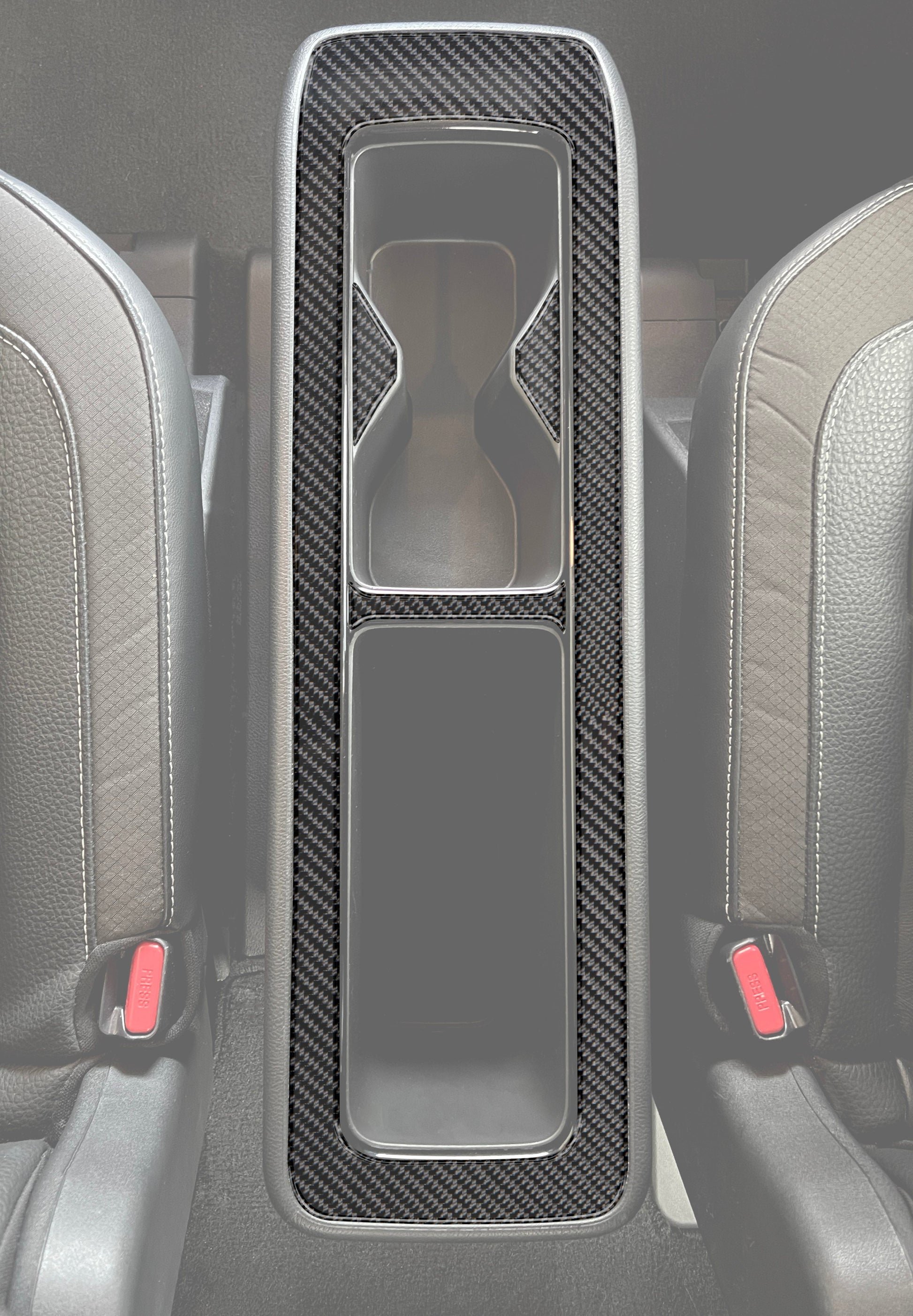 Rear Center Console Accent Trim Fits 2022-2025 Nissan Pathfinder by Tufskinz.com