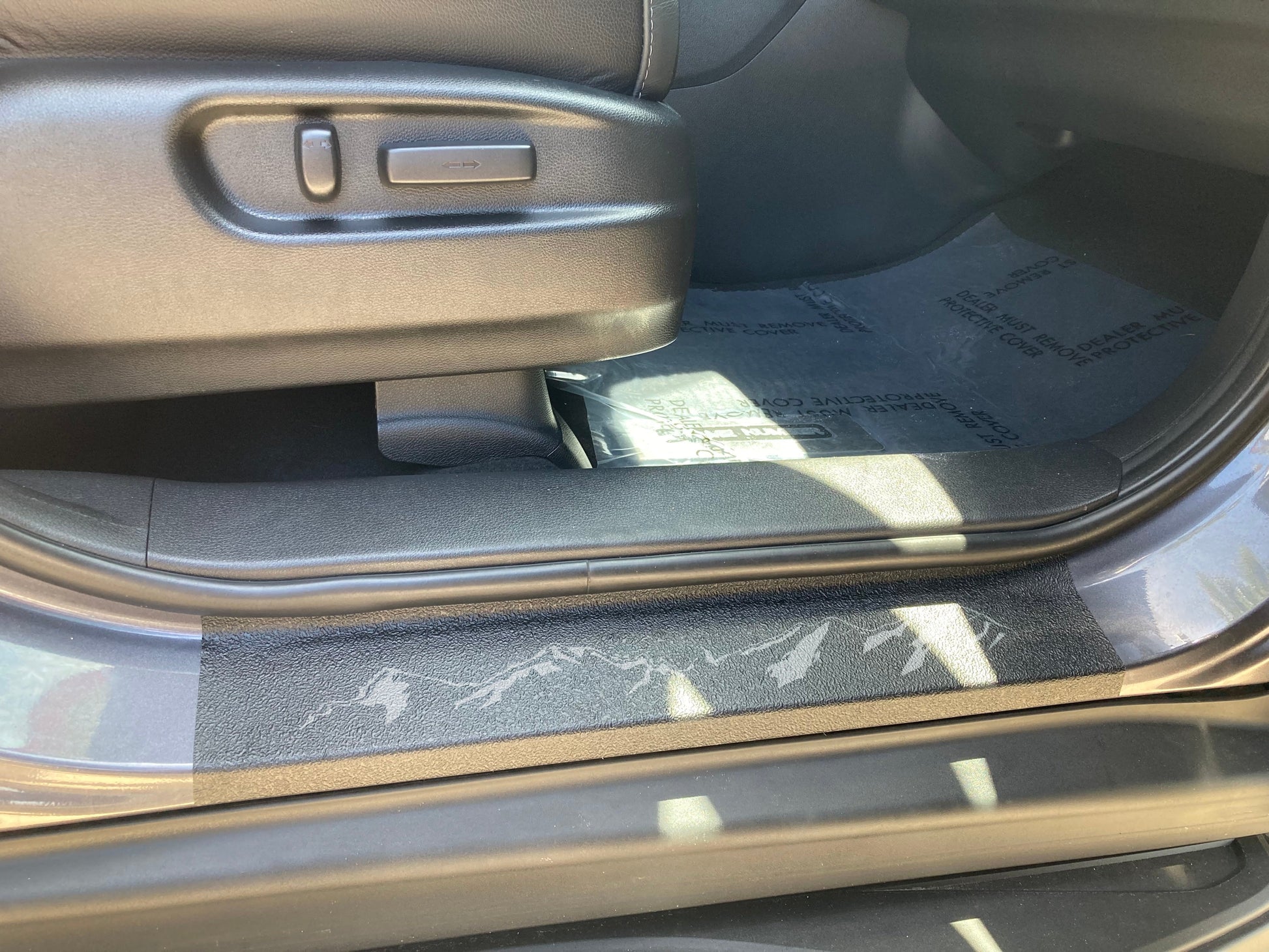 Door Sill Protection Overlays Fits 2022-2026 Honda Pilot by Tufskinz.com
