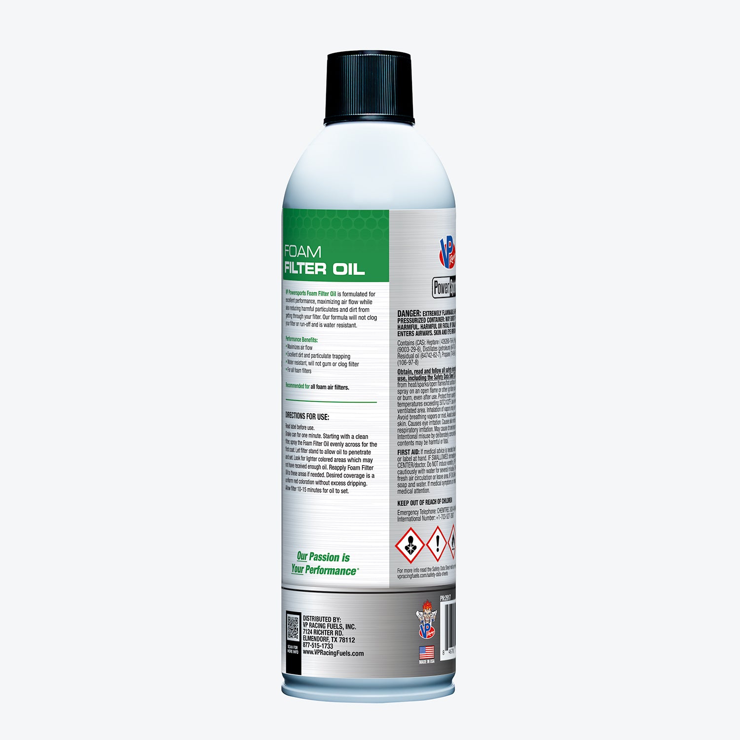 VP POWERSPORTS FOAM FILTER OIL AEROSOL 13oz by VP Racing Fuels