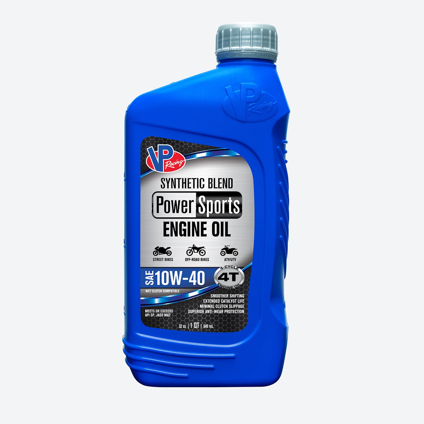 VP POWERSPORTS 4T SYNTHETIC BLEND SAE 10W-40 QT by VP Racing Fuels