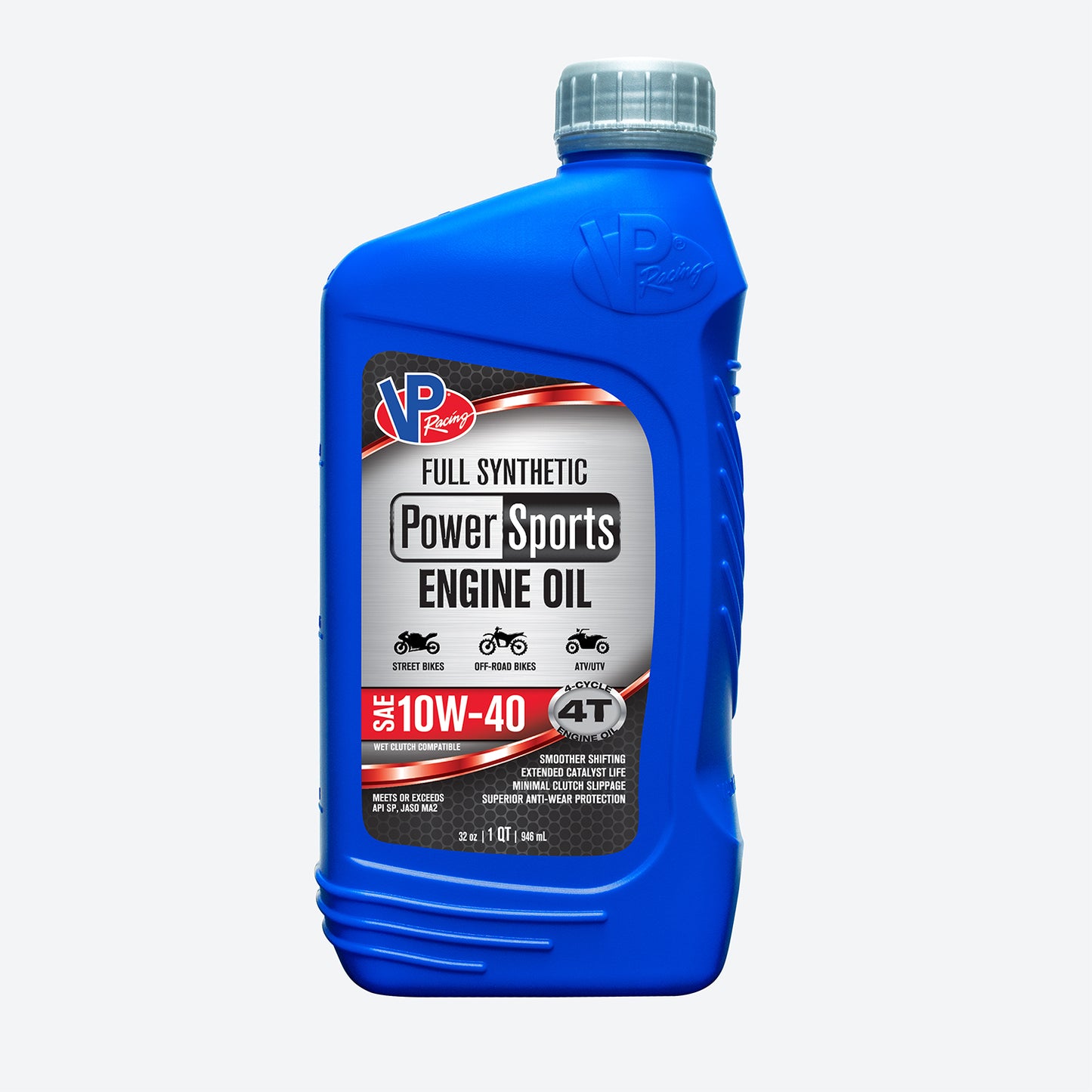 VP Powersports 4T Full Synthetic SAE 10W-40 QT by VP Racing Fuels