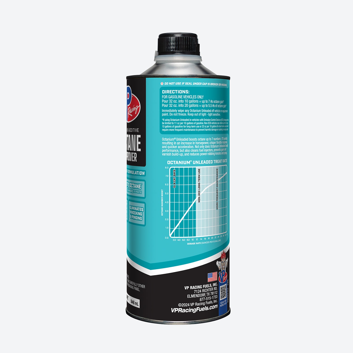 Octanium Unleaded Madditive Qt Bottle by VP Racing Fuels