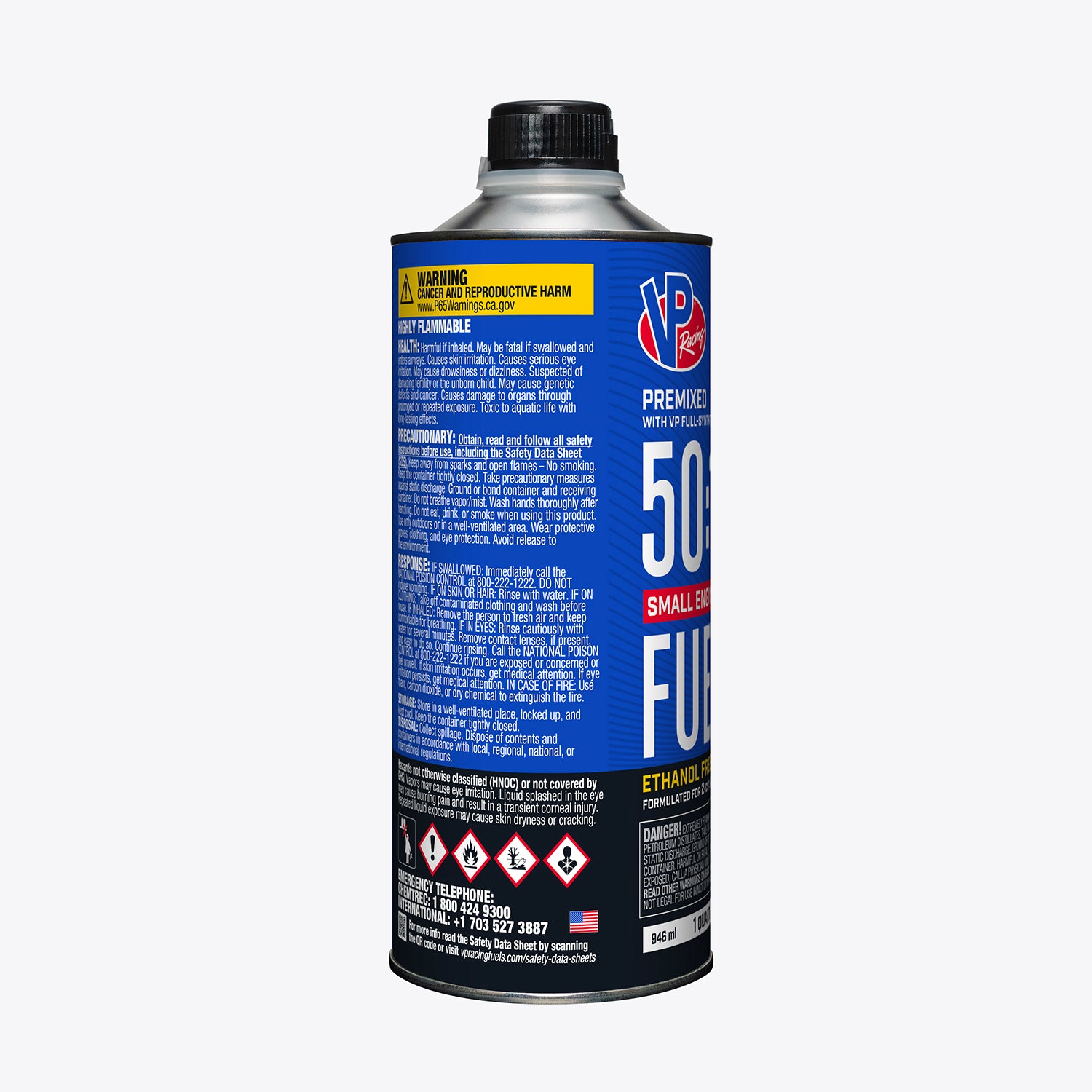 50:1 Premixed Small Engine Fuel Qt by VP Racing Fuels
