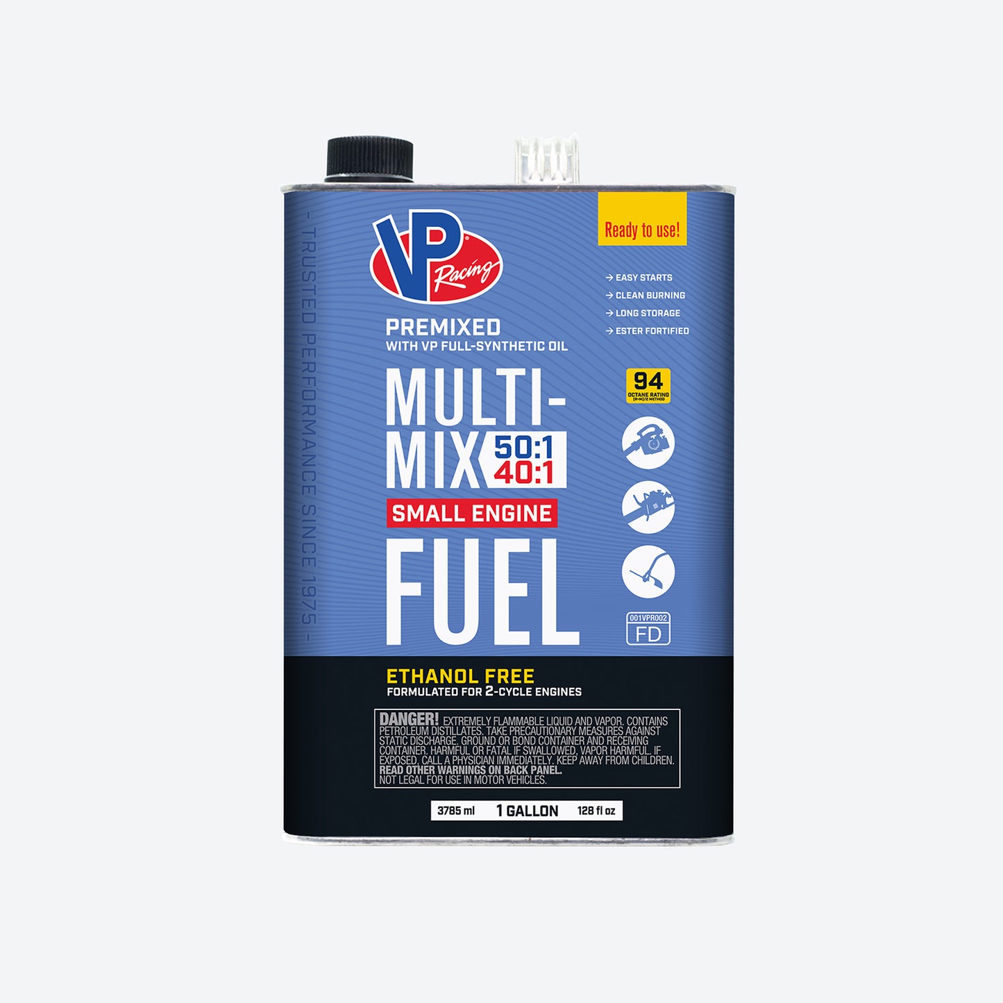 Multi-Mix 40:1/50:1 Premixed Gallon by VP Racing Fuels