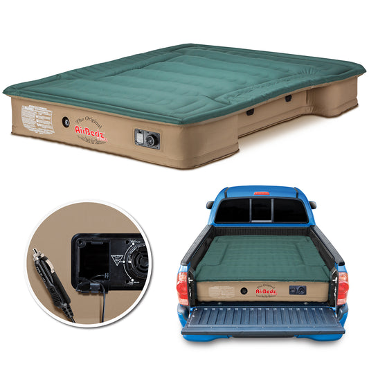 Full-Size 6-6.5ft Truck Bed Air Mattress with Built in DC Air Pump and 19ft Cord by AirBedz