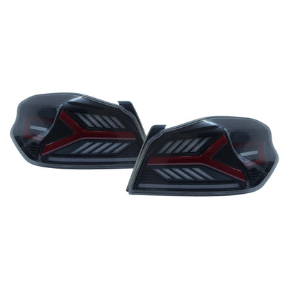 OLM Y-Spec LED Taillights (Smoke Lens Red Optic) - 2015-2021 WRX / STI by OLM