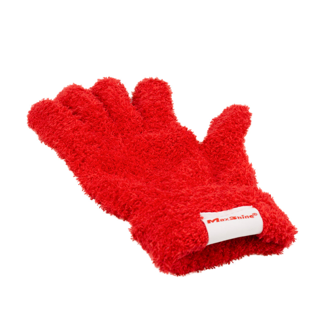 Plush Microfiber Cleaning Gloves by MaxshineUSA
