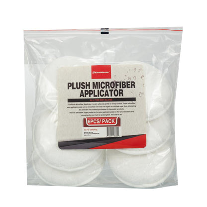 Pocket Grip Plush Microfiber Applicator Pad - 6 Pack by MaxshineUSA