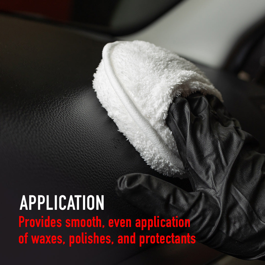Pocket Grip Plush Microfiber Applicator Pad - 6 Pack by MaxshineUSA